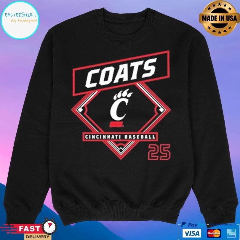 Quinton Coats Cincinnati Bearcats Baseball 25 T-shirts
