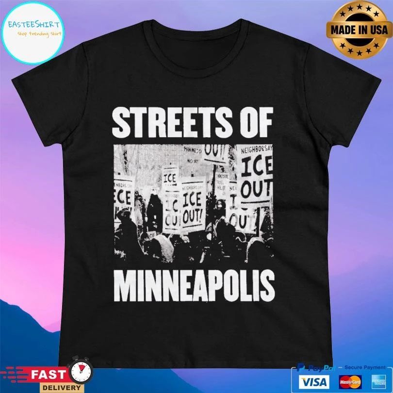 Bruce Springsteen Streets Of Minneapolis Ice Out T-shirts