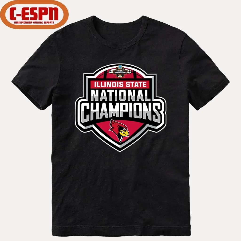Illinois State Redbirds NCAA DI Football National Champions Logo T-Shirt