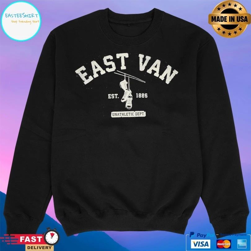 East Van Unathletics Dept Est 1886 T-shirt