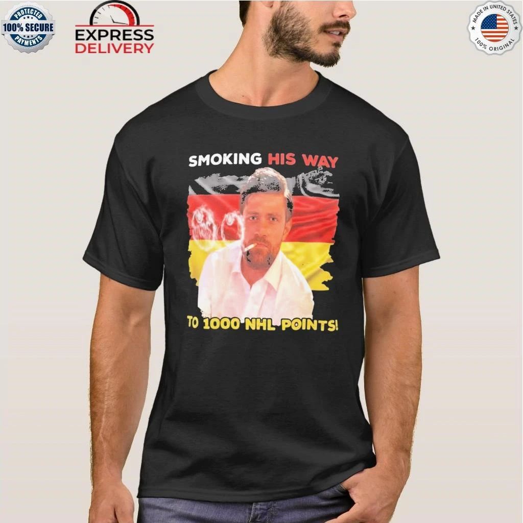 Leon Draisaitl Smoking His Way To 1000 Points Shirt