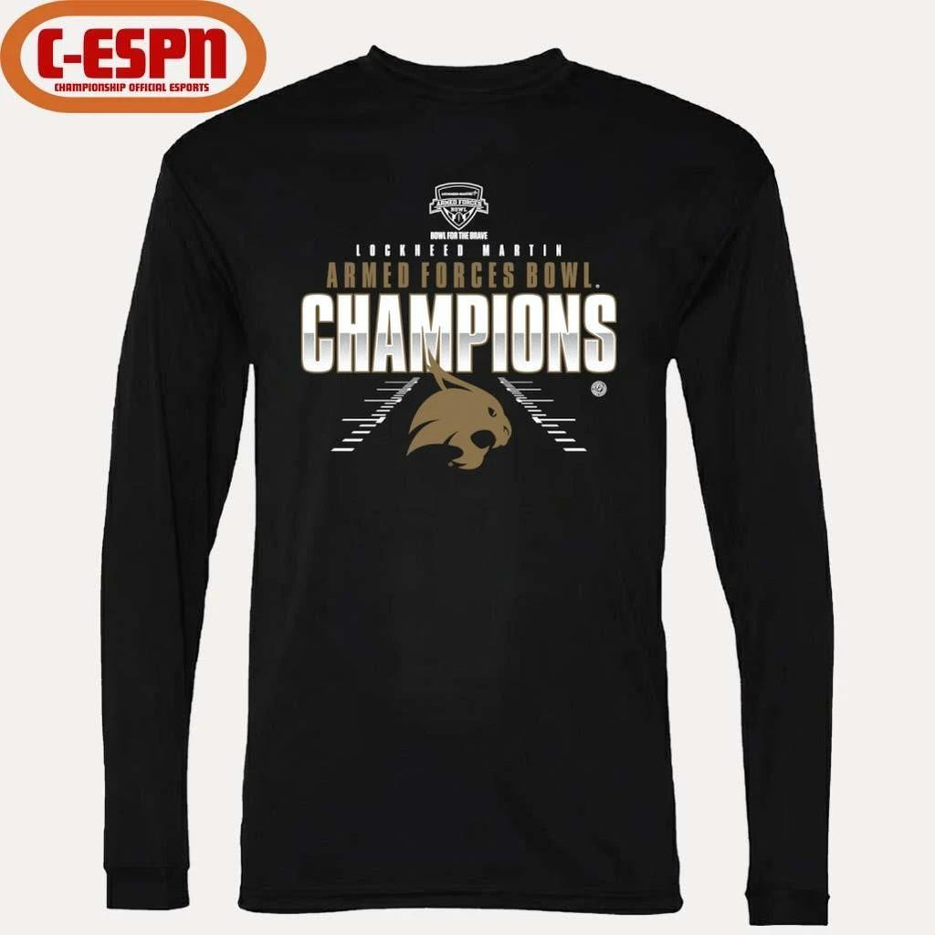 Texas State Football Armed Forces bowl Champions Shirt