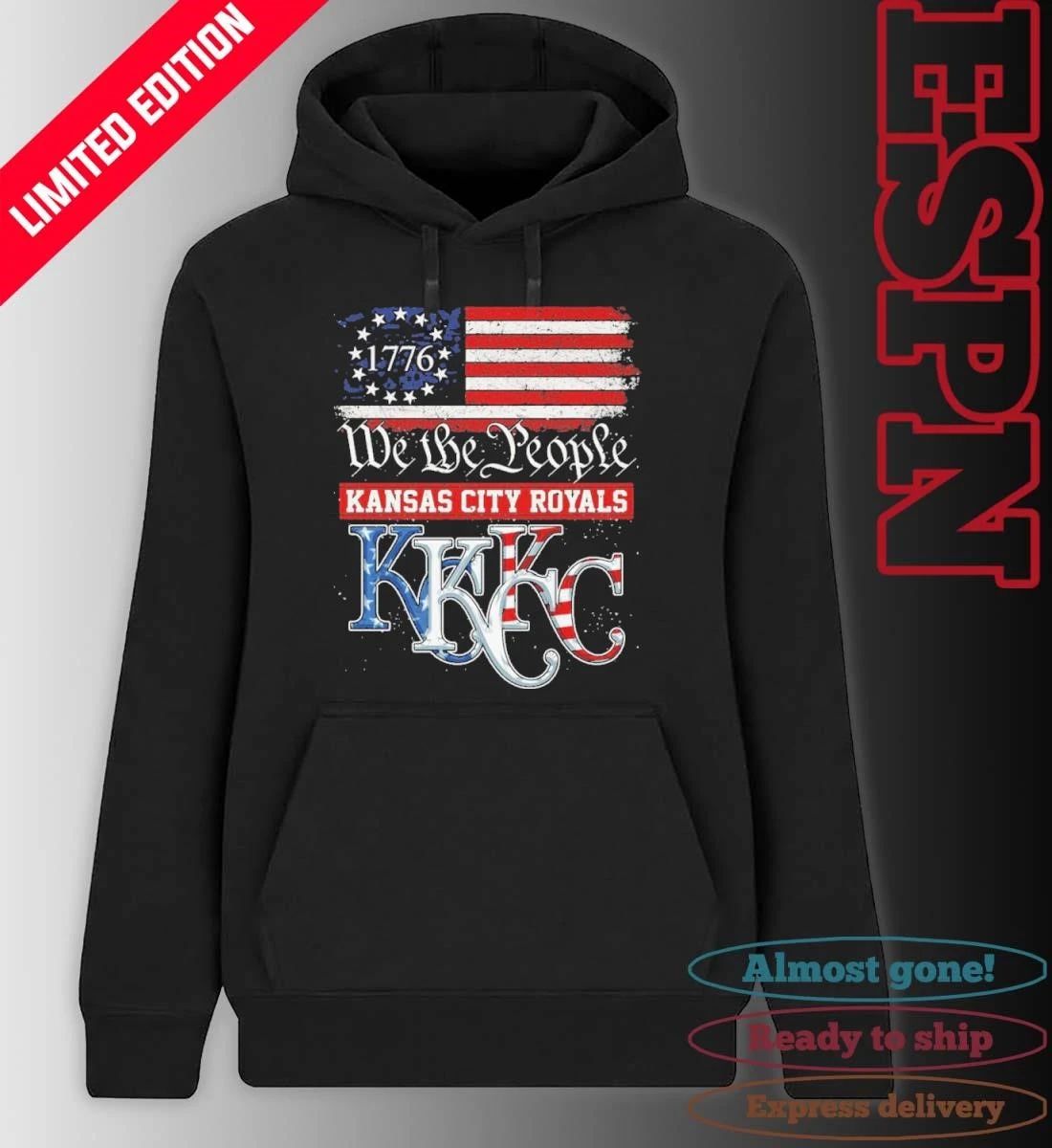 We The People Kansas City Royals Red White Blue Shirt