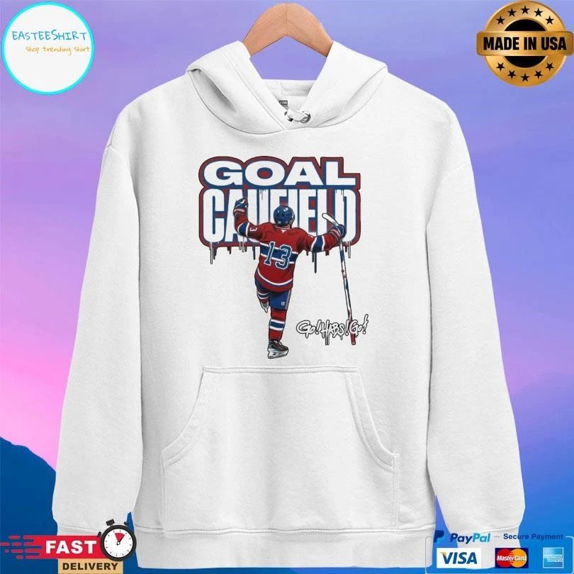 Goal Caufield Go Habs Go Hockey T-shirts