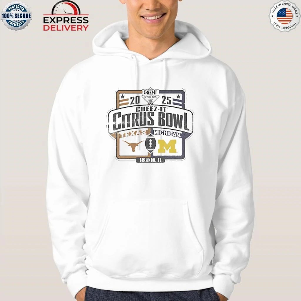 Michigan Wolverines Vs Texas Longhorns 2025 Cheez-it Citrus Bowl Matchup Shirt
