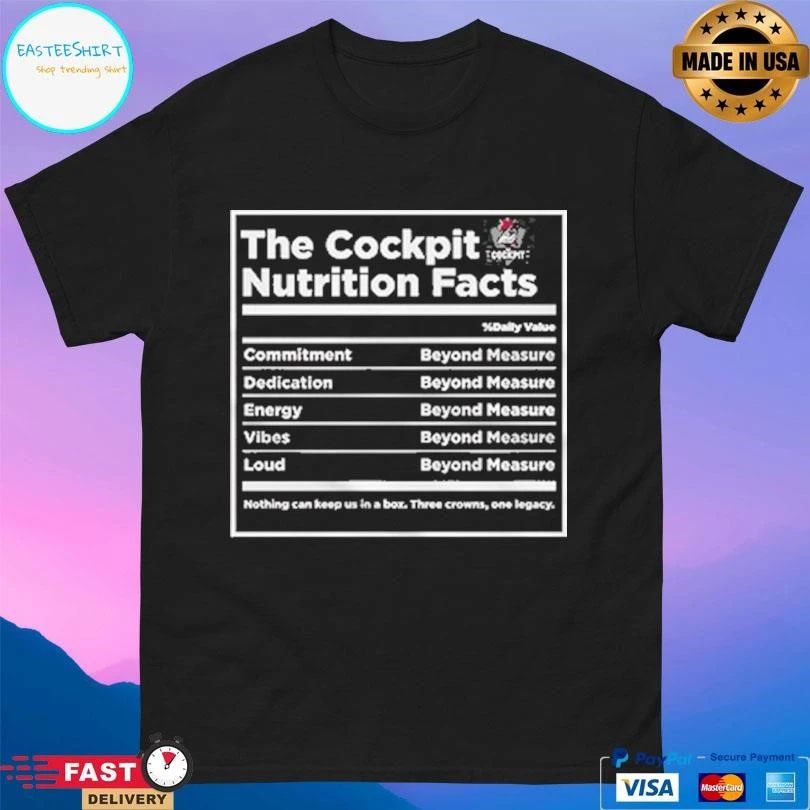 The Cockpit Nutrition Fact T-shirts