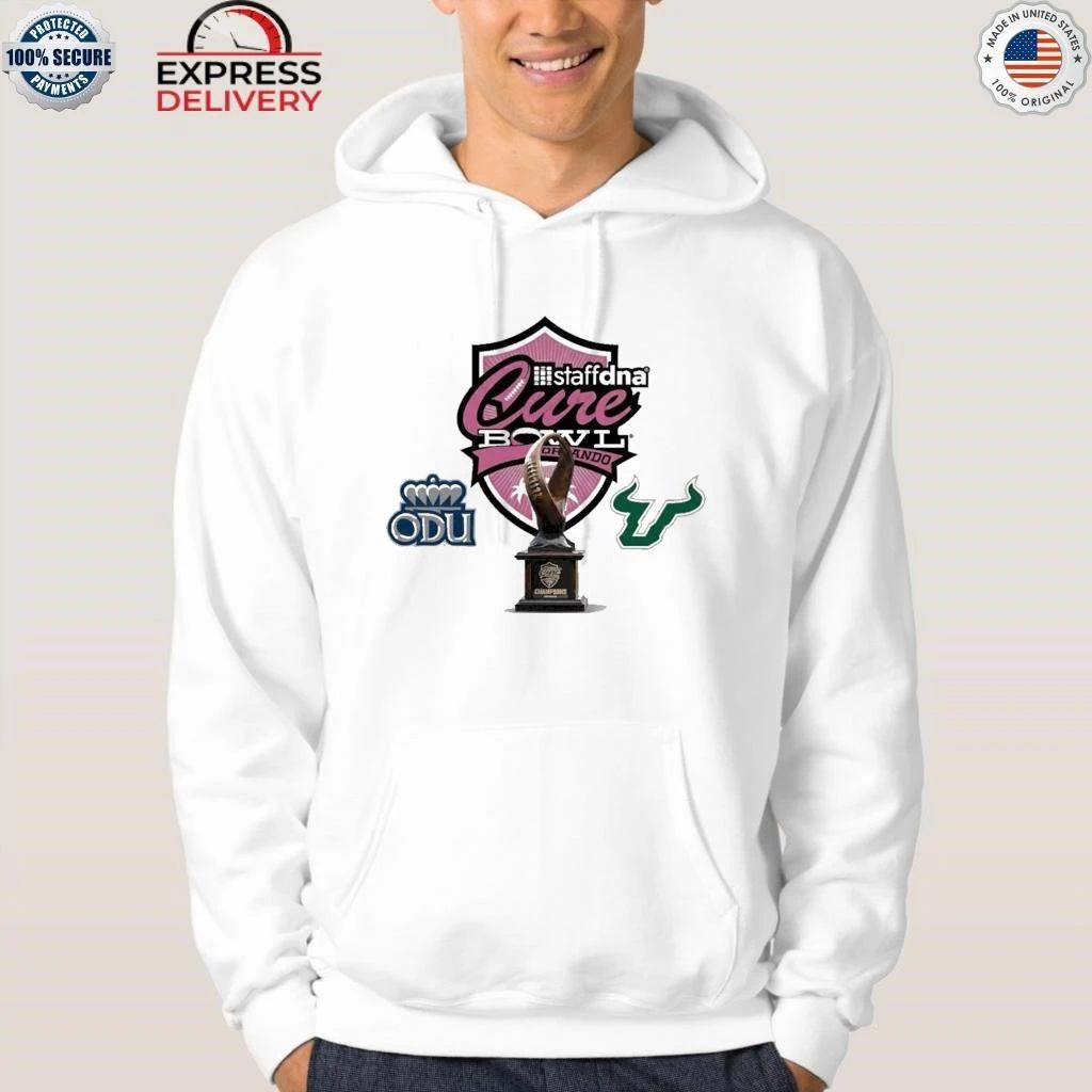 Staffdna Cure Bowl 2025 Matchup Old Dominion Monarchs Vs South Florida Bulls On December 17 2025 Shirt