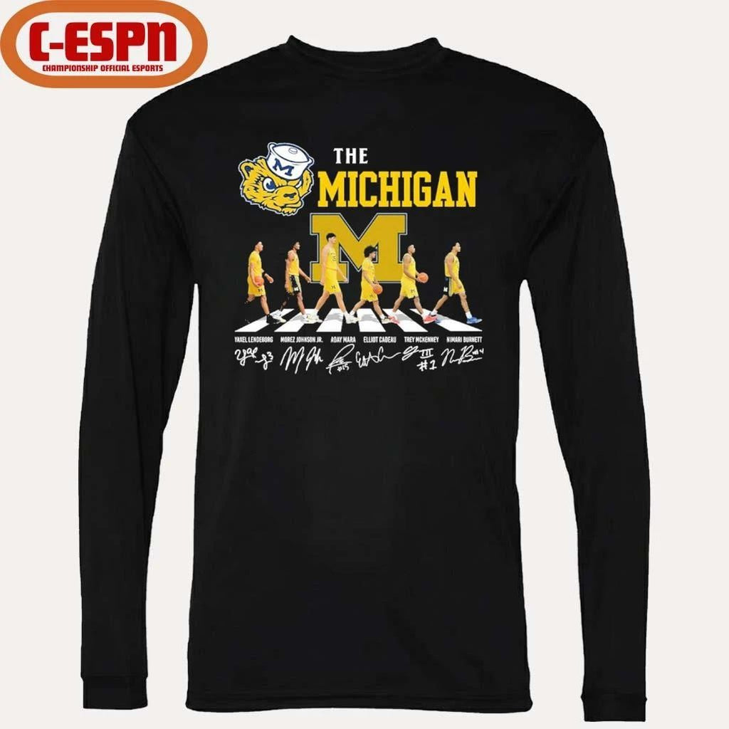 The Michigan Men’s Basketball Abbey Road Shirt