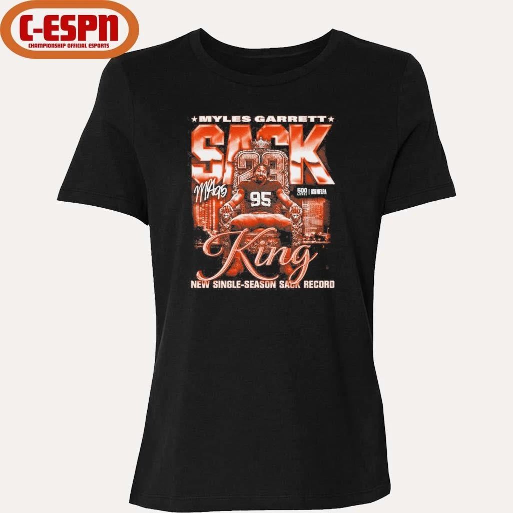 Myles Garrett Cleveland Sack King T-Shirt