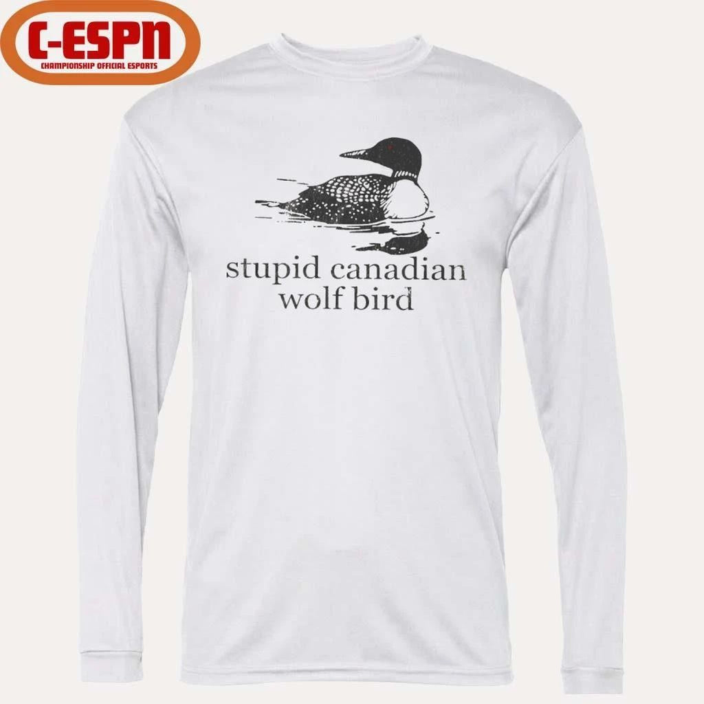 Stupid Canadian Wolf Bird Hockey Romance LGBT Shirt