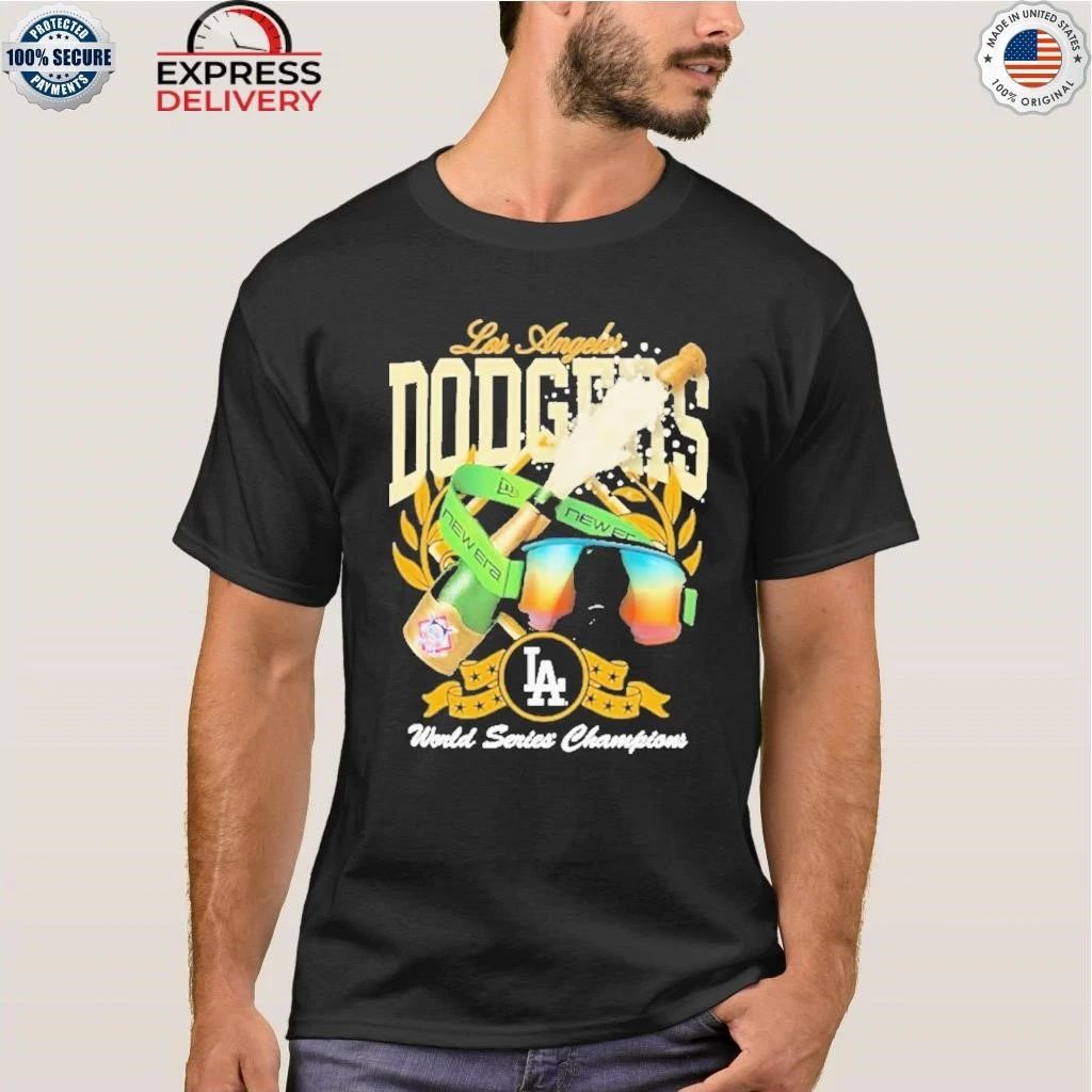 Los Angeles Dodgers New Era 2025 World Series Champions Champagne Shirt