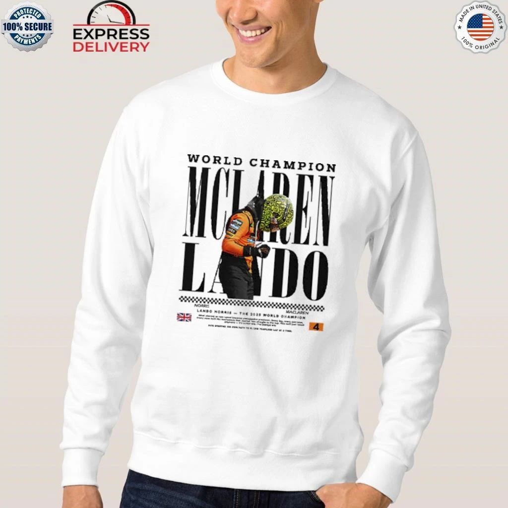 2025 World Champion Lando Norris McLaren Shirt