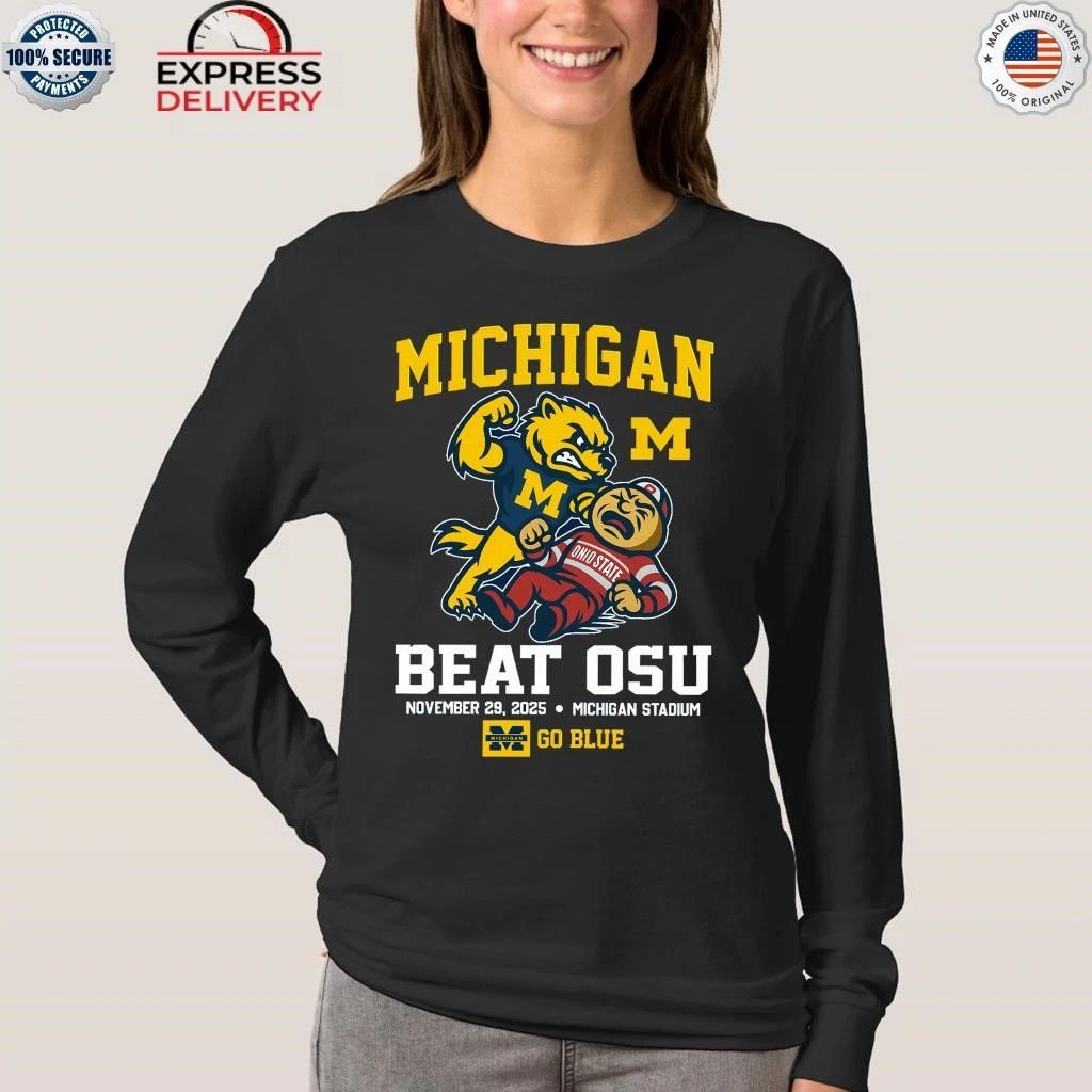 Michigan Beat Osu Go Blue Shirt