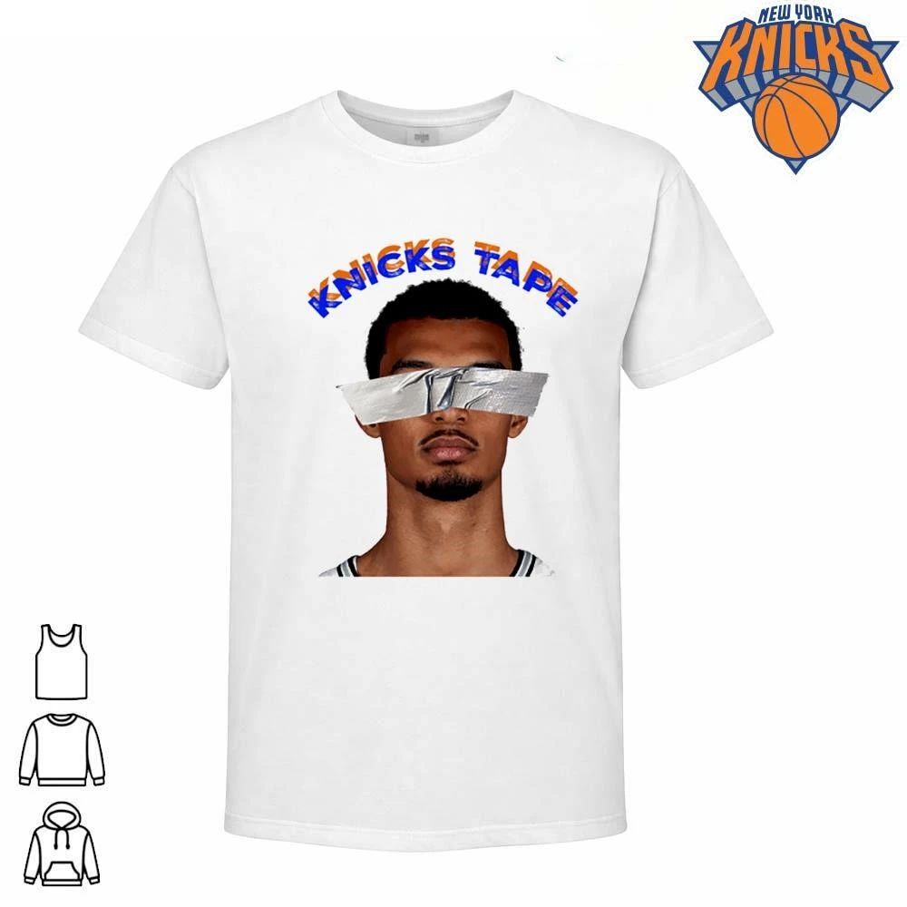 Victor Wembanyama Knicks Tape Duct Tape Over Eyes Meme 2026 NBA Finals Shirt