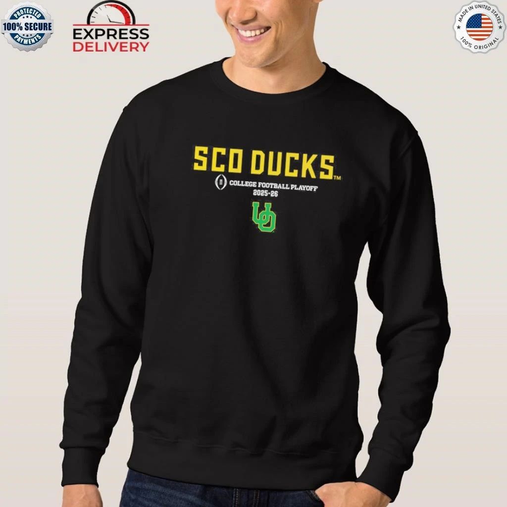 Oregon Football 2025 CFP Sco Ducks Shirt