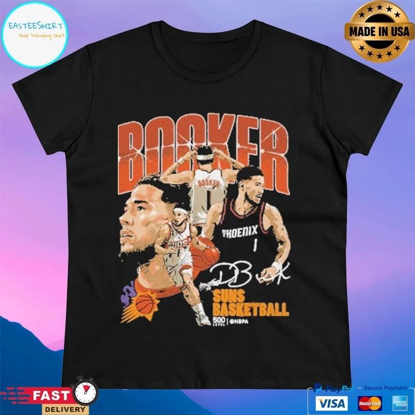 Devin Booker Phoenix Suns Basketball Collage T-shirts
