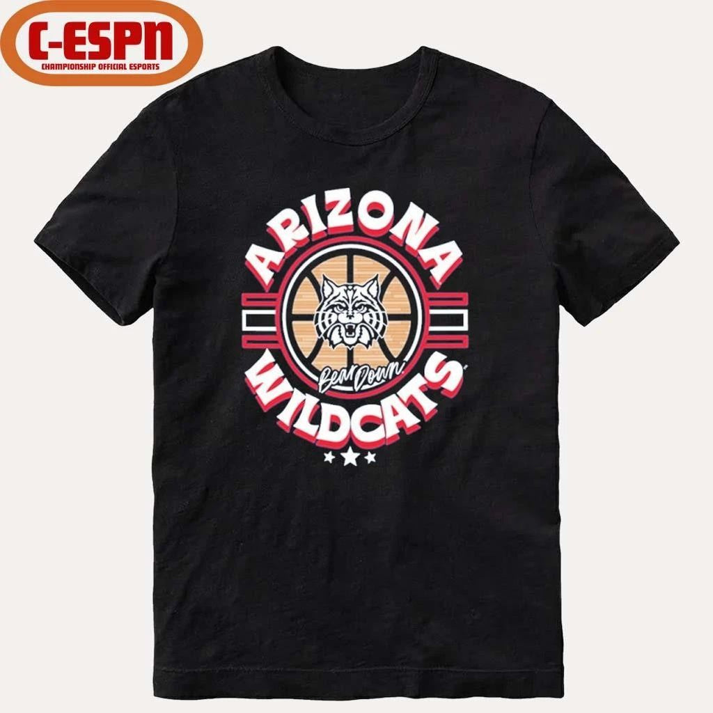Arizona Wildcats Basketball Court Ball Shirt