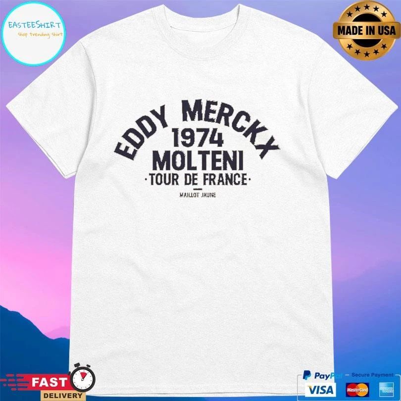 Eddy Merckx 1974 Molteni Tour De France Maillot Jaune T-shirts