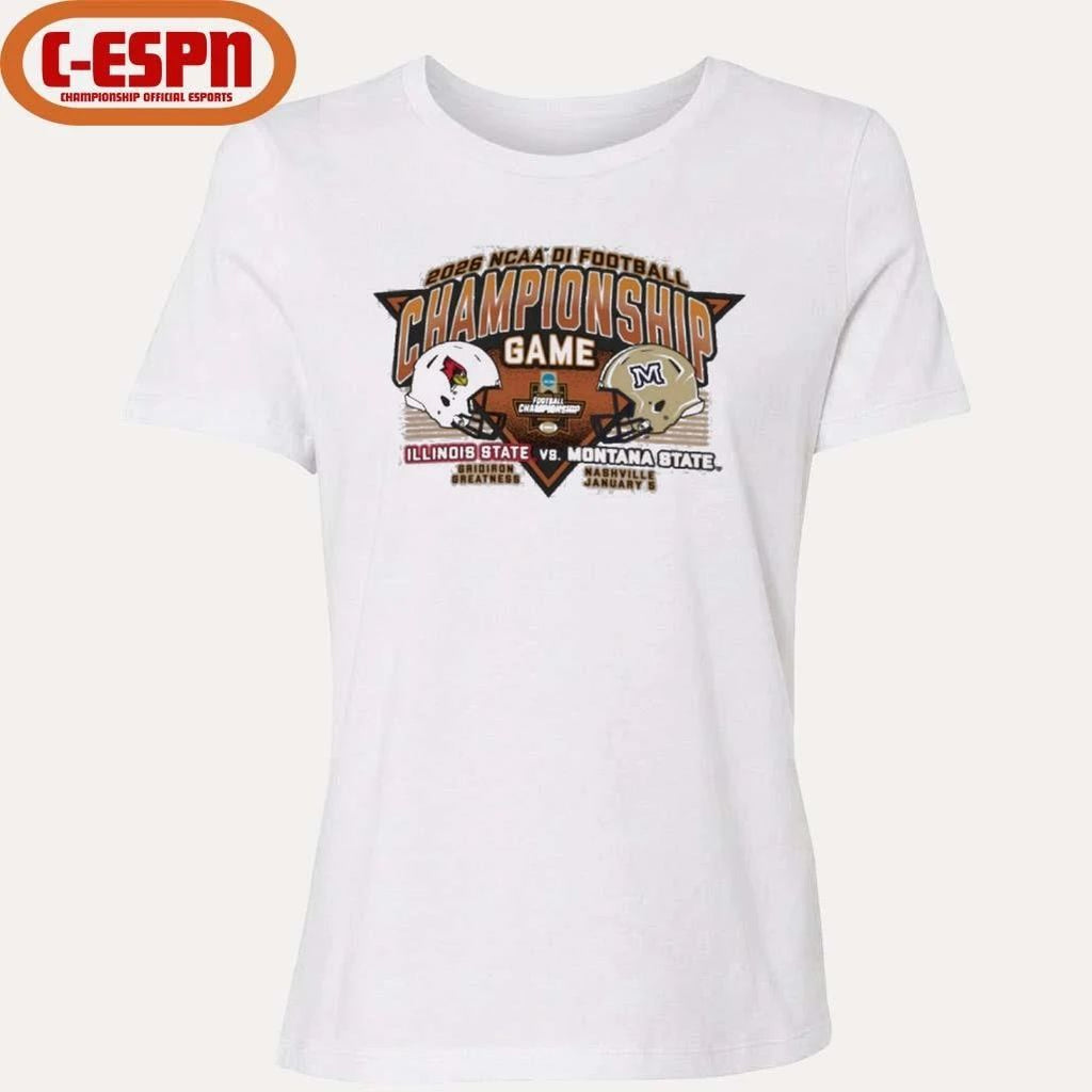 Montana State vs. Illinois State Football 2025 NCAA Division I FCS Football Championship Nashville T-Shirt