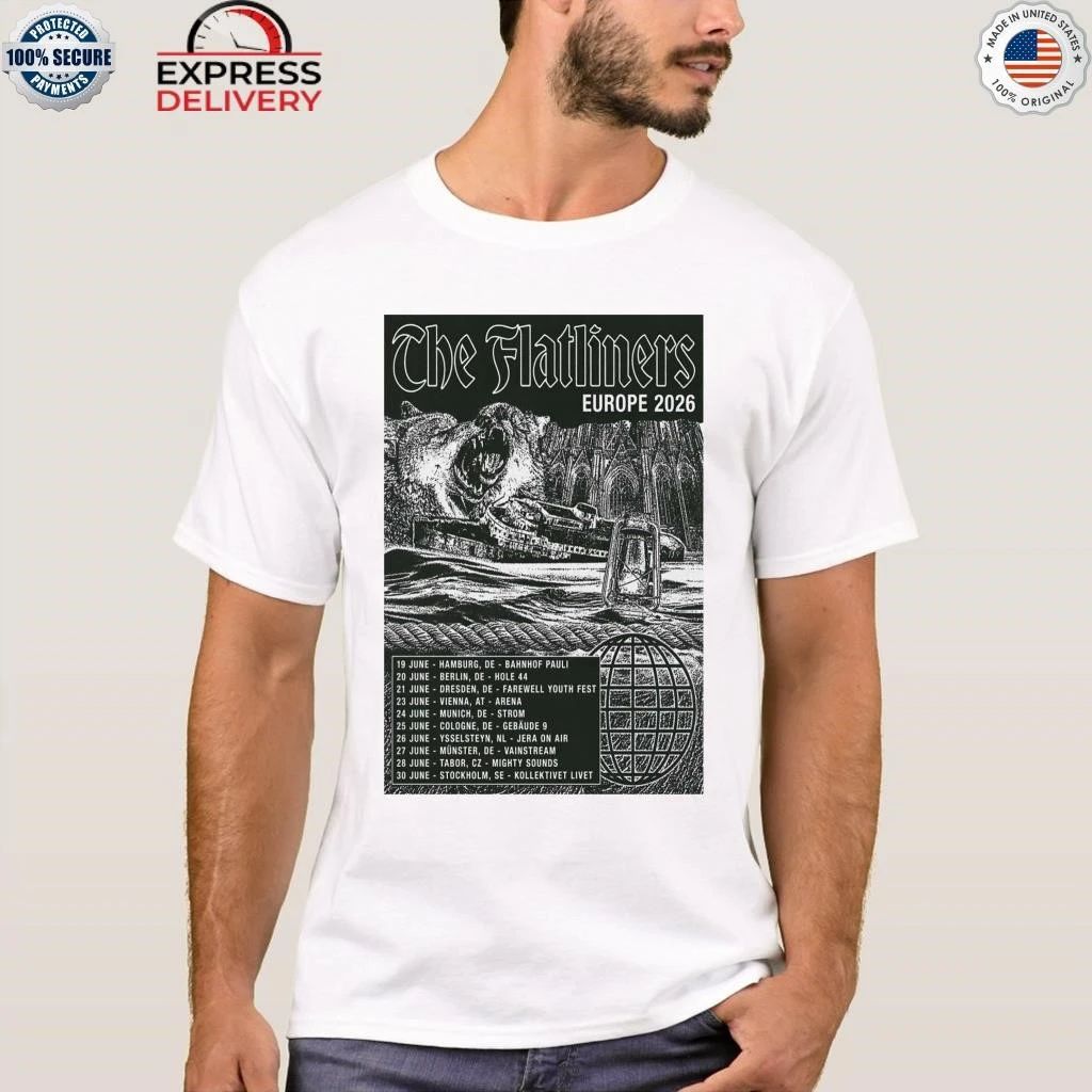 The Flatliners Europe 2026 Tour Shirt