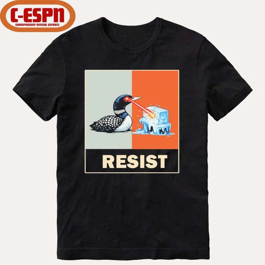 Minnesota Laser Loon ICE OUT Protest RESIST Shirt