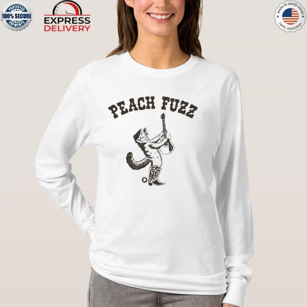 Peach Fuzz Cowboy Cat Shirt