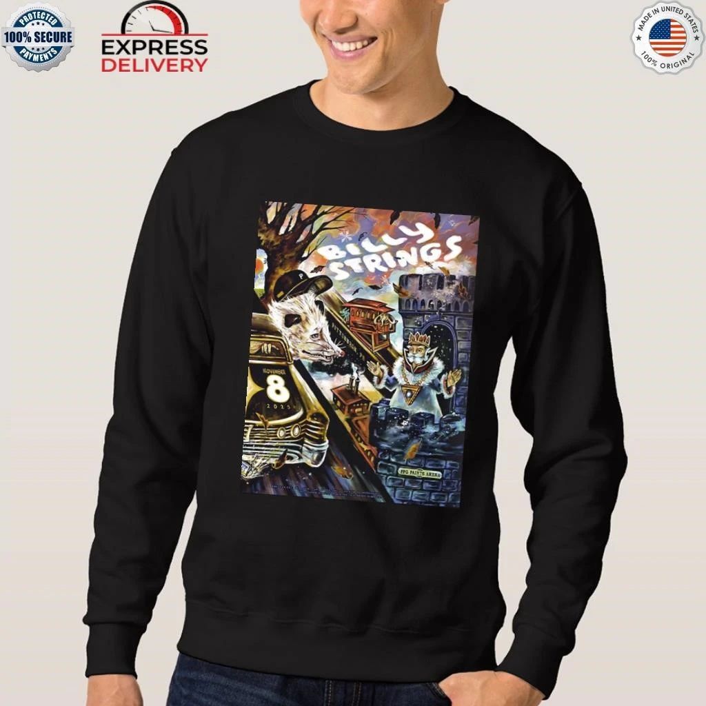 Billy Strings Pittsburgh Pennsylvania 2025 Night 2 Event At PPG Paints Arena On November 8 2025 Shirt