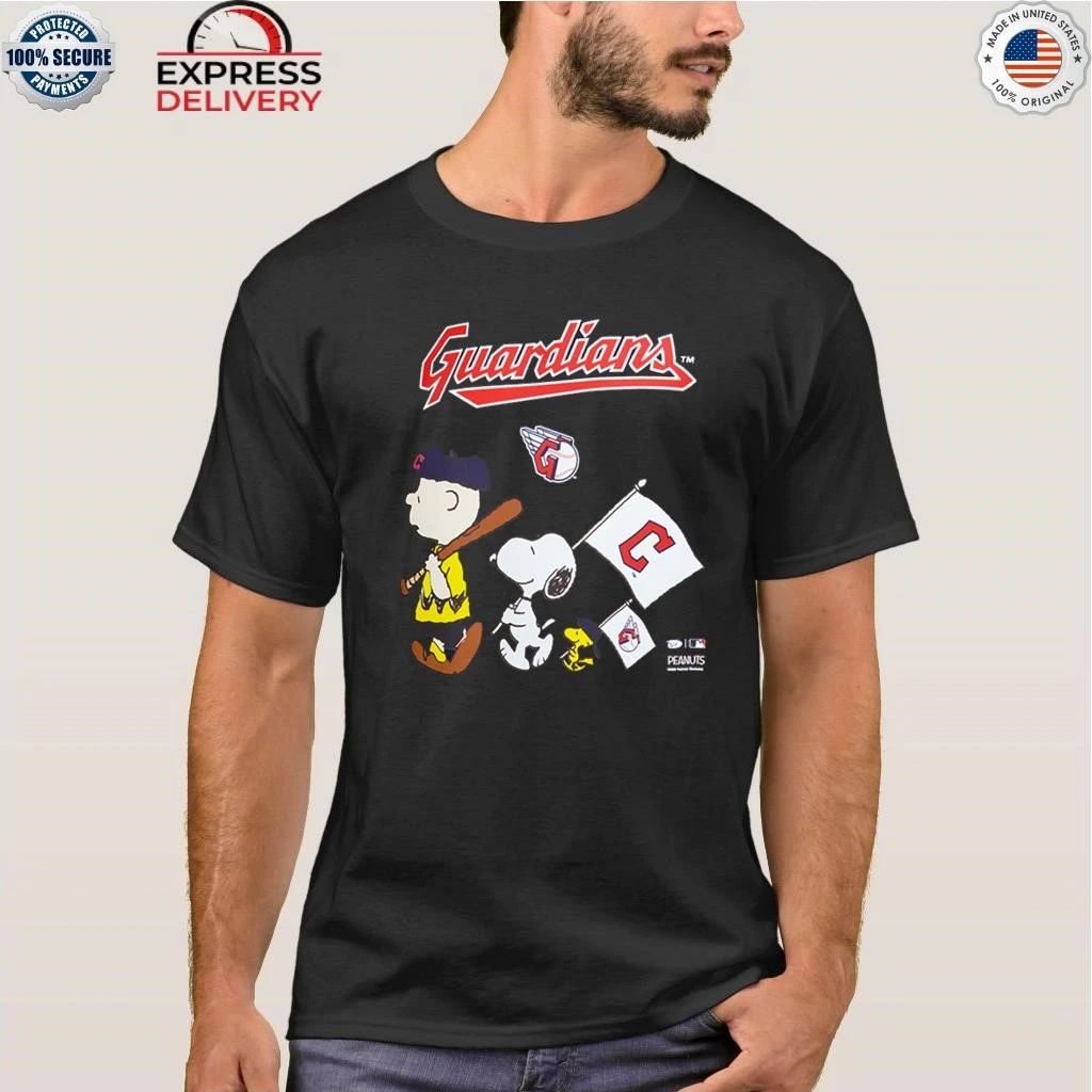 Cleveland Guardians Peanuts Flag Shirt