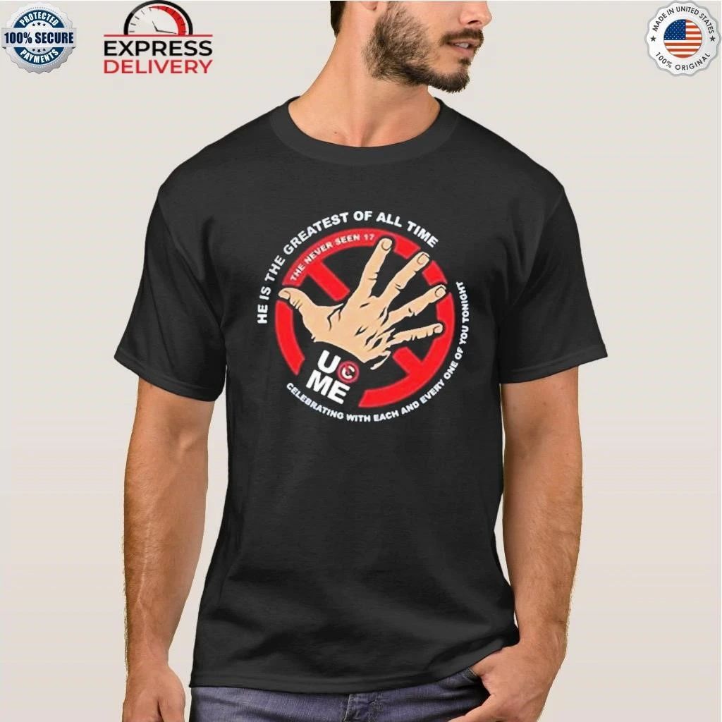 John Cena Never Seen 17 You Can’t See Me Shirt