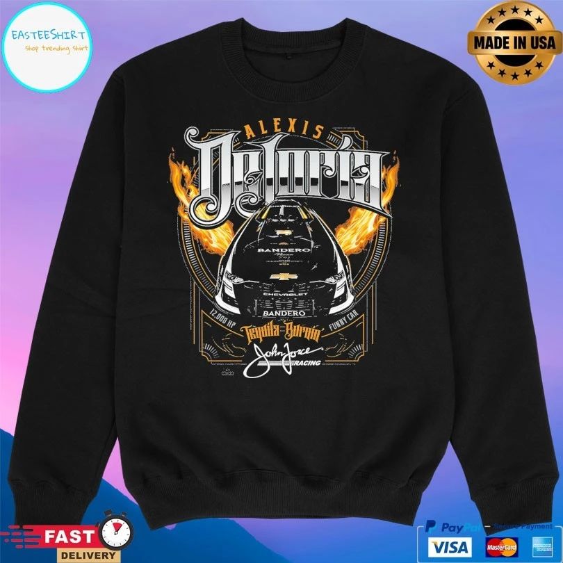 Alexis Dejoria Bandero Funny Car Tequila Buruin John Force Racing T-shirts