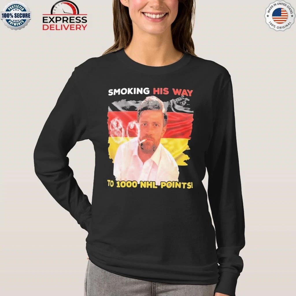 Leon Draisaitl Smoking His Way To 1000 Points Shirt