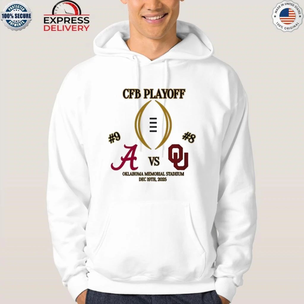 Alabama Crimson Vs Oklahoma Sooners Matchup College Football Playoff First-Round Game 1 On December 19th 2025 Shirt