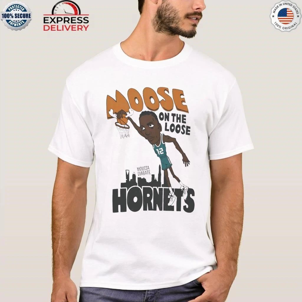 Moussa Diabate Moose On The Loose Hornets Shirt