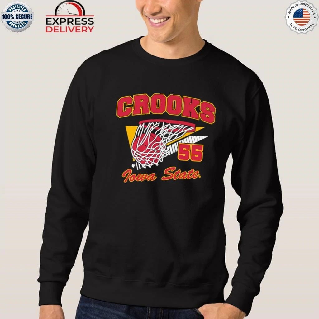Iowa State Basketball Audi Crooks Retro Swish Shirt