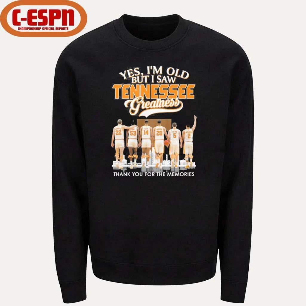 Yes, I’m Old But I Saw Tennessee Men’s Basketball Greatness T-Shirt