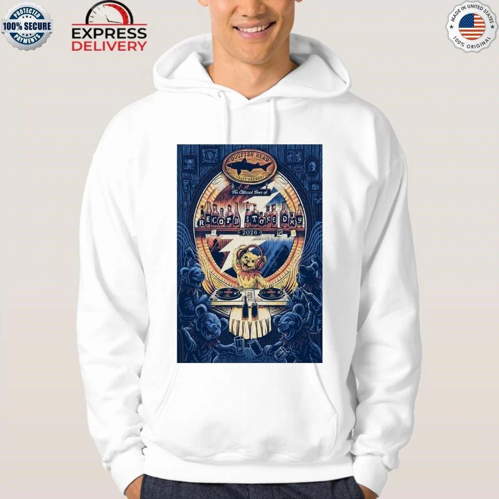 Dogfish Head and Grateful Dead 2026 Record Store Day Shirt