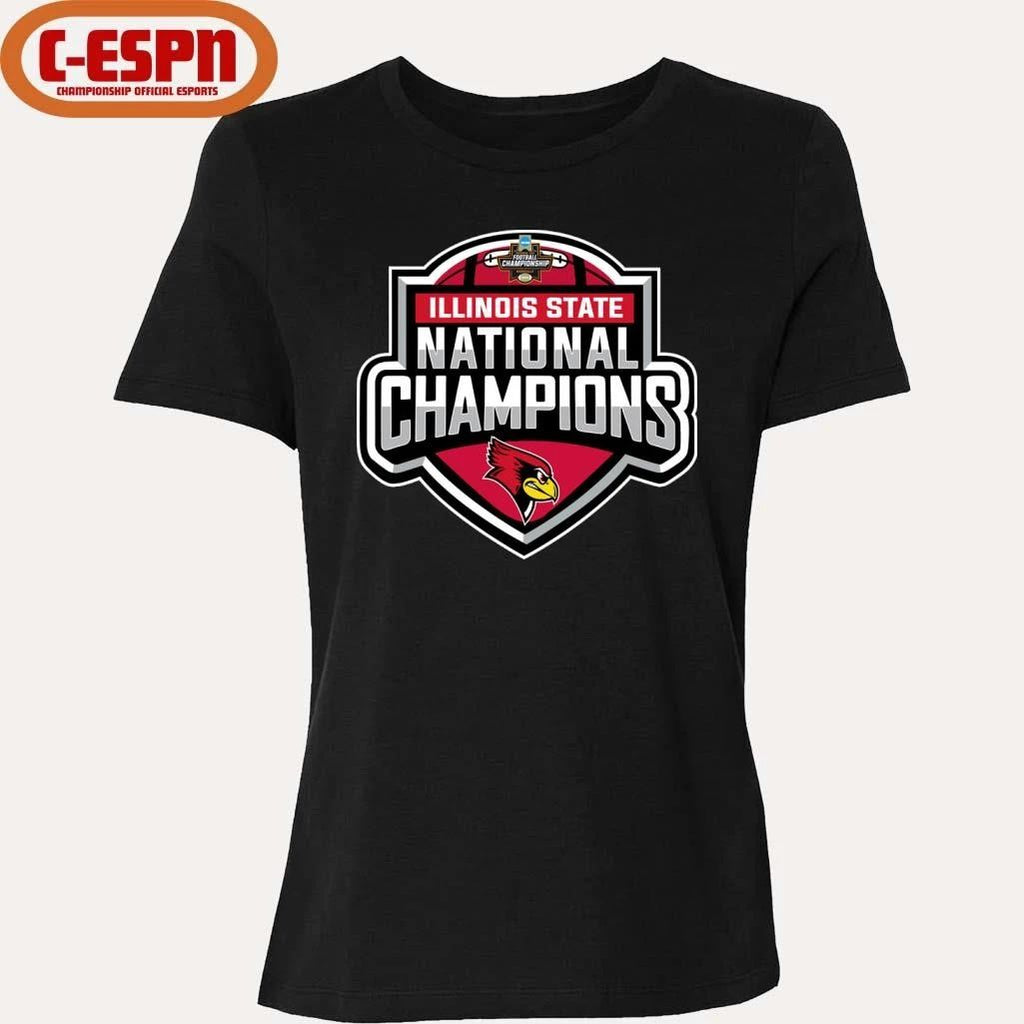 Illinois State Redbirds NCAA DI Football National Champions Logo T-Shirt