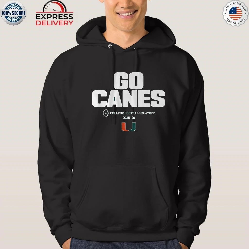 Miami Football 2025 CFP Team Slogan Shirt