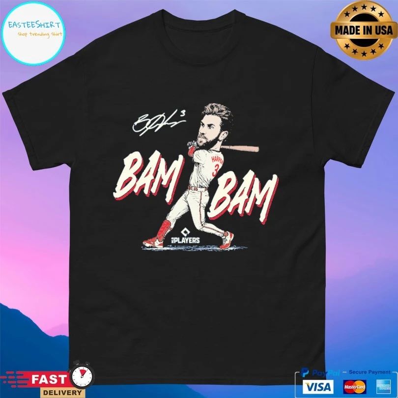 Bryce Harper Philadelphia Phillies Mlb Royal Bam Bam T-shirts