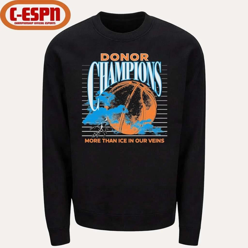 Donor Champions Take the Court Shirt