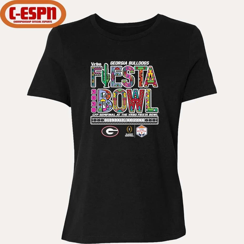 Georgia Bulldogs CFP Semifinal At The Vrbo Fiesta Bowl 2026 Shirt