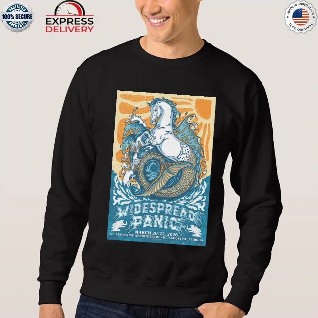 Widespread Panic at the St Augustine Amphitheatre in Saint Augustine, FL Mar 20-22, 2026 Shirt