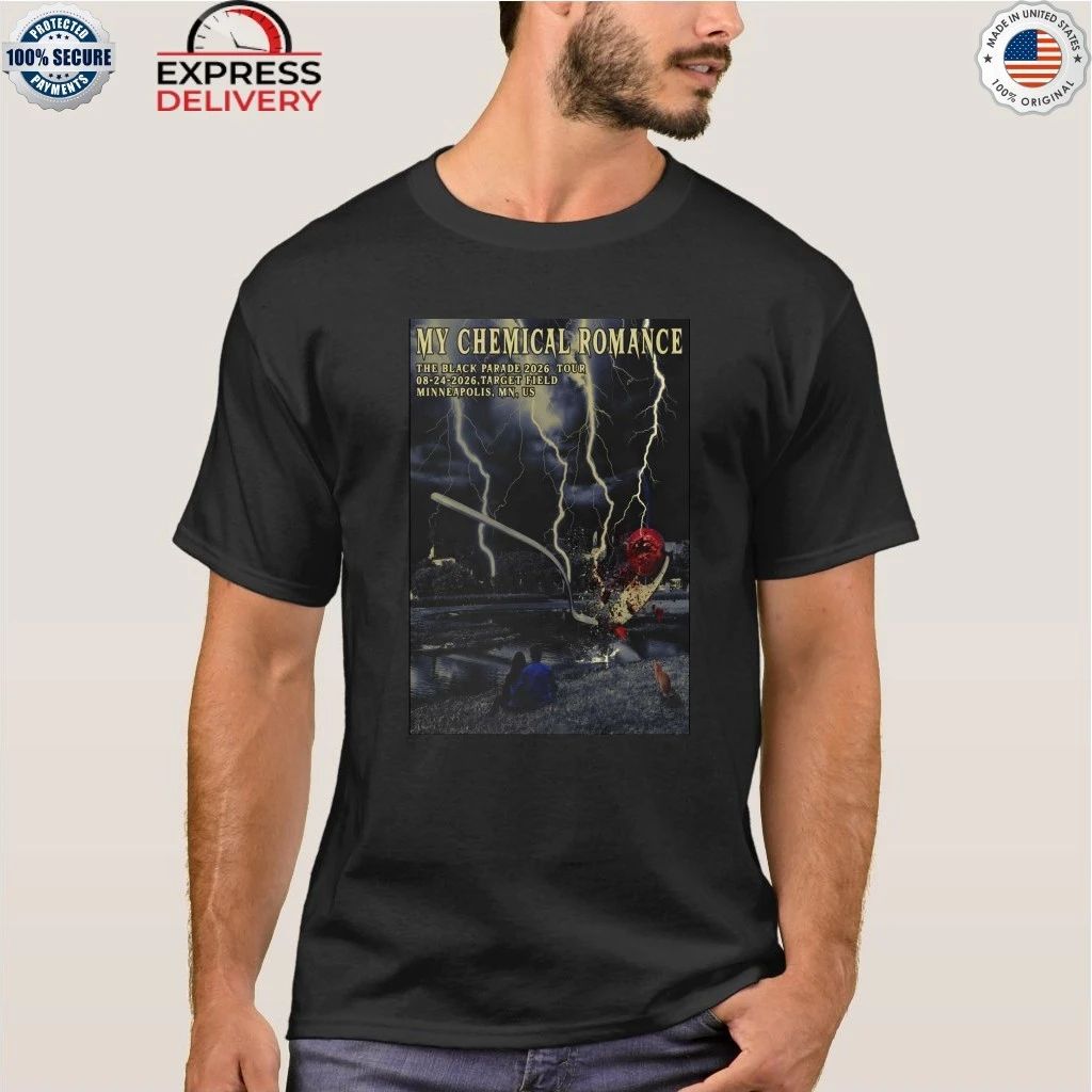 My Chemical Romance The Black Parade Tour In Minneapolis MN On Aug 24 2026 Shirt