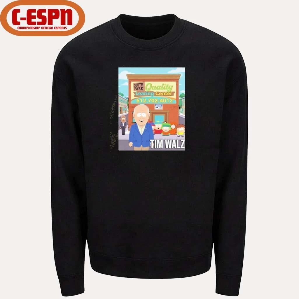 Tim Walz South Park Quality Learning Center Shirt