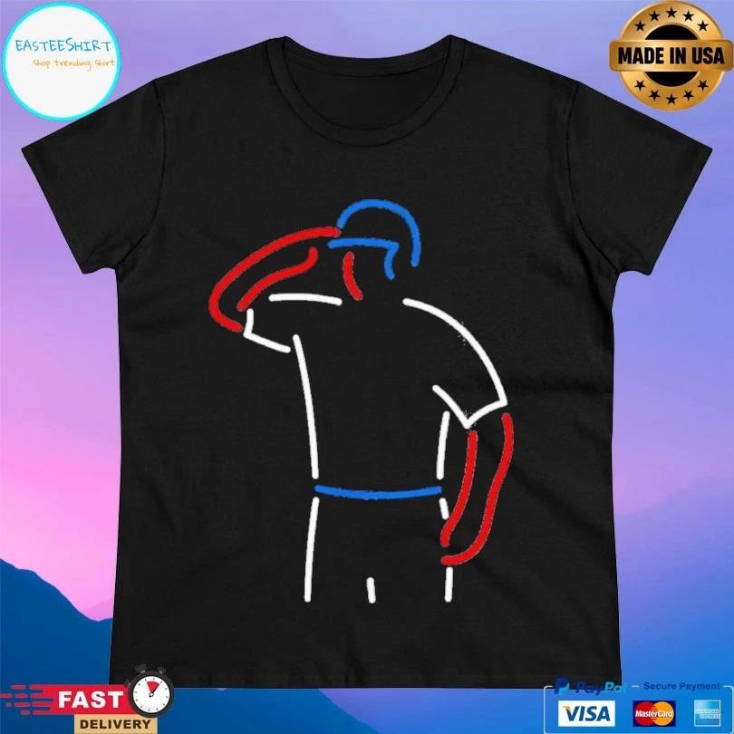 Neon Baseball Salute T-shirts