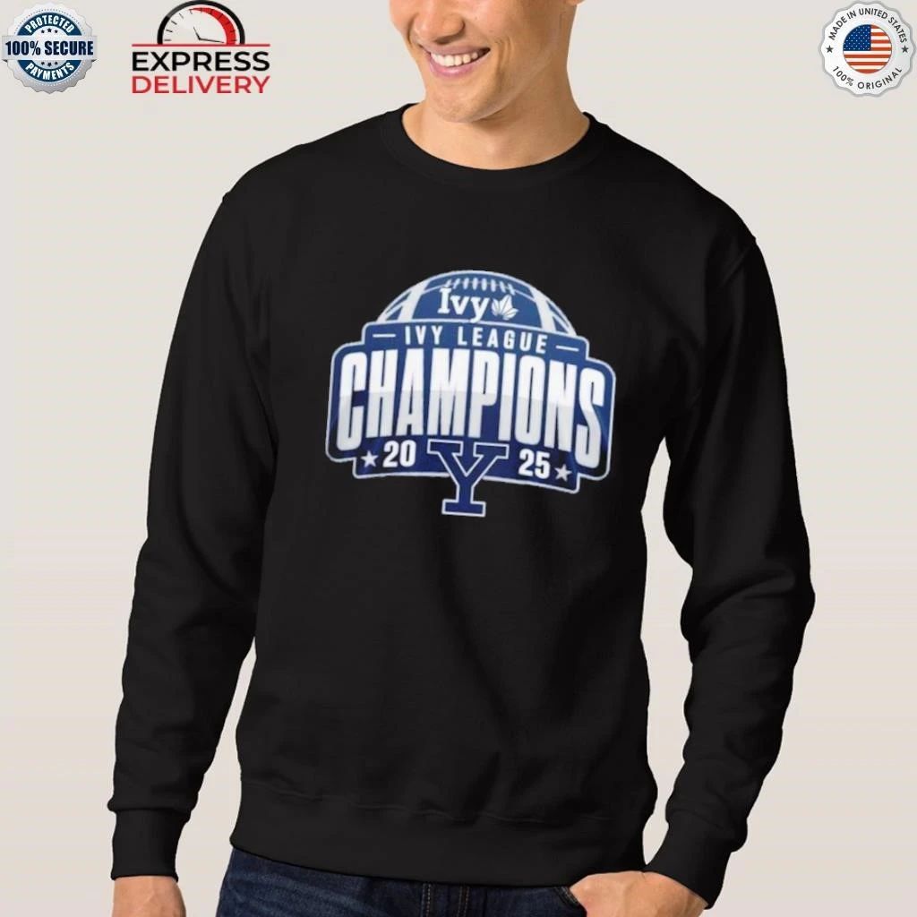 Yale Football 2025 Ivy League Champs Shirt