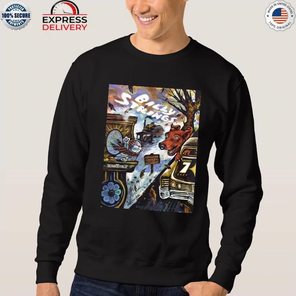 Billy Strings Pittsburgh Pennsylvania 2025 Night 1 At PPG Paints Arena On November 7 2025 Shirt