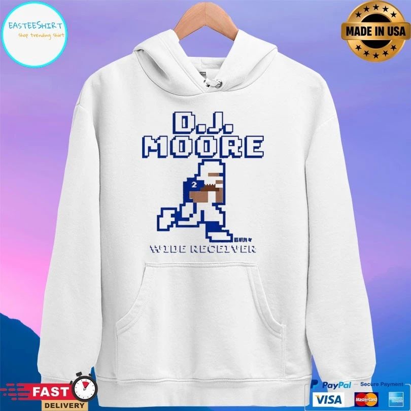 DJ Moore Wide Receiver Retro Baller T-shirts