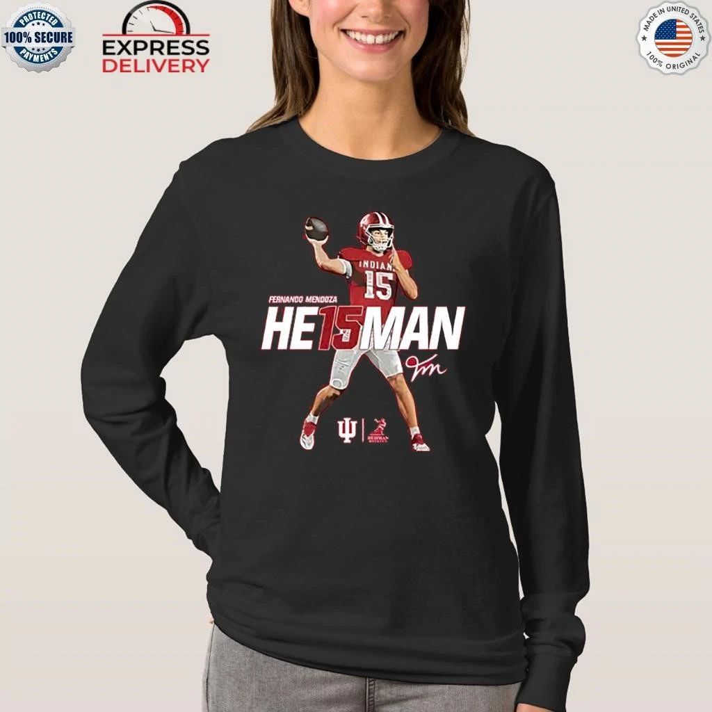 Fernando Mendoza He15man Indiana Football Shirt