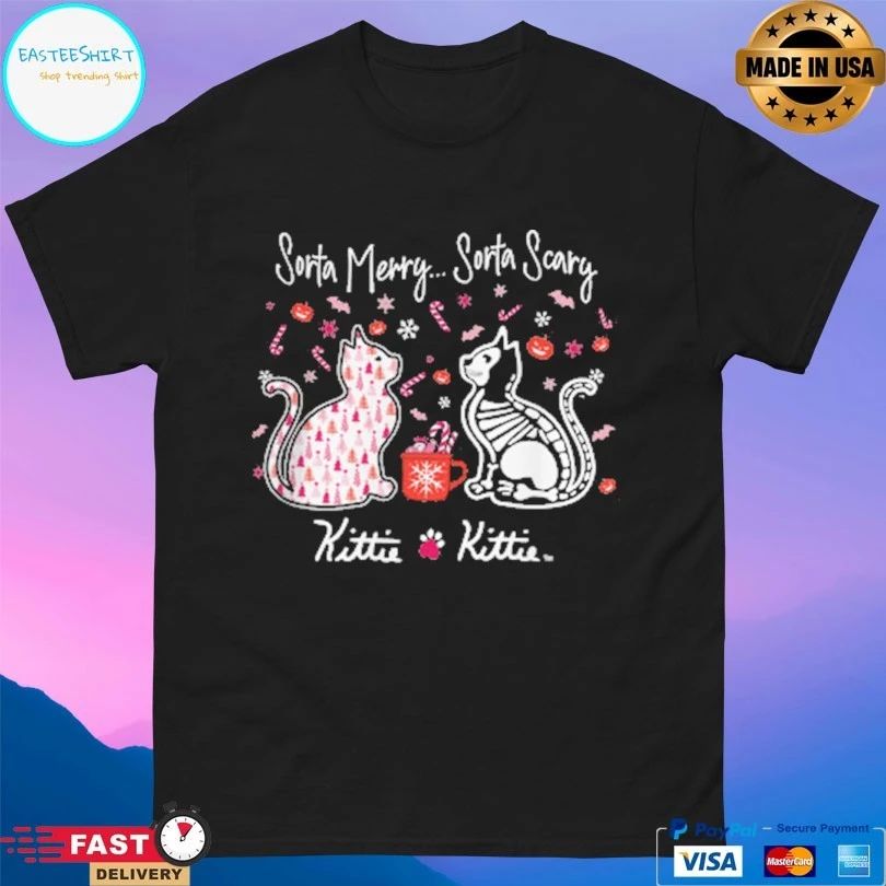 Sorta Merry Sorta Scary Kitties T-shirt